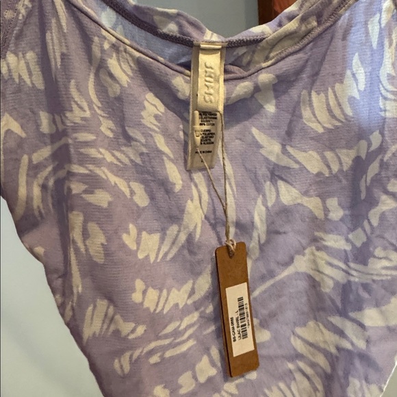 Skims lilac Lavender & Cream Abstract Print Tank - Picture 5 of 7